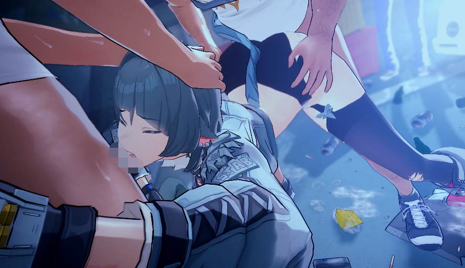 YuukiS 2502：爱蜜莉雅+简杜 性感黑丝少女前后夹击侵犯中出[1G]