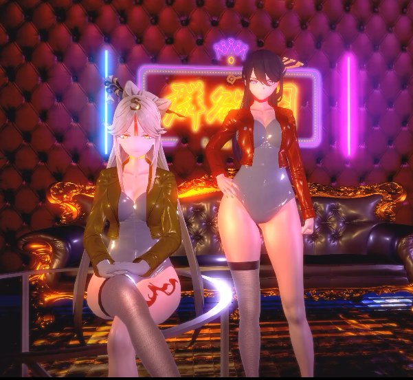 [MMD] FantaC  沦陷的群欲阁,强制交配到空气也是精液的气息[560M]