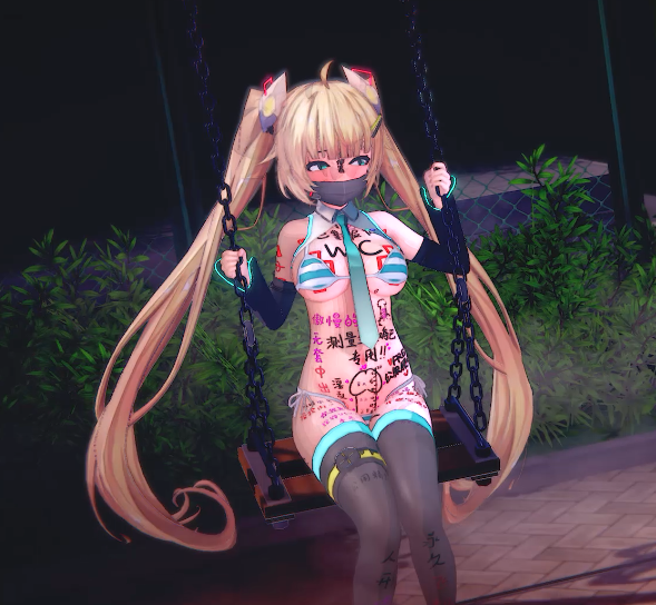 [MMD]qqmsnfx1 援交催眠小肉包C酱[350M]