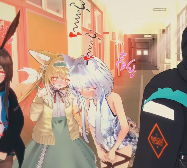 [MMD] 明日方舟NTR 淫萝派对[1G]