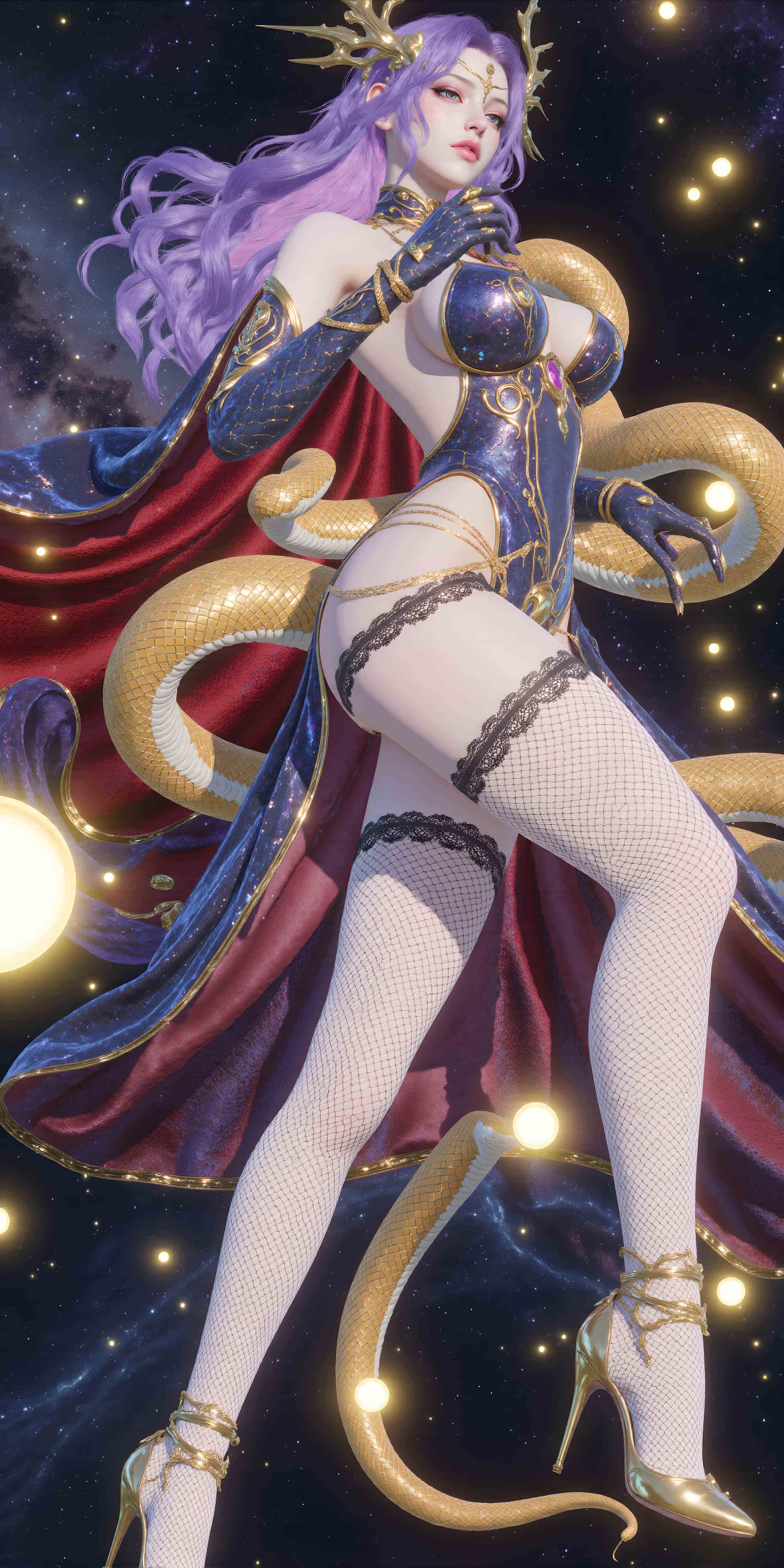 [AI国漫]（搬运至250306）王牌竞速-蛇女【桑榆】【20P】【510MB百度云】
