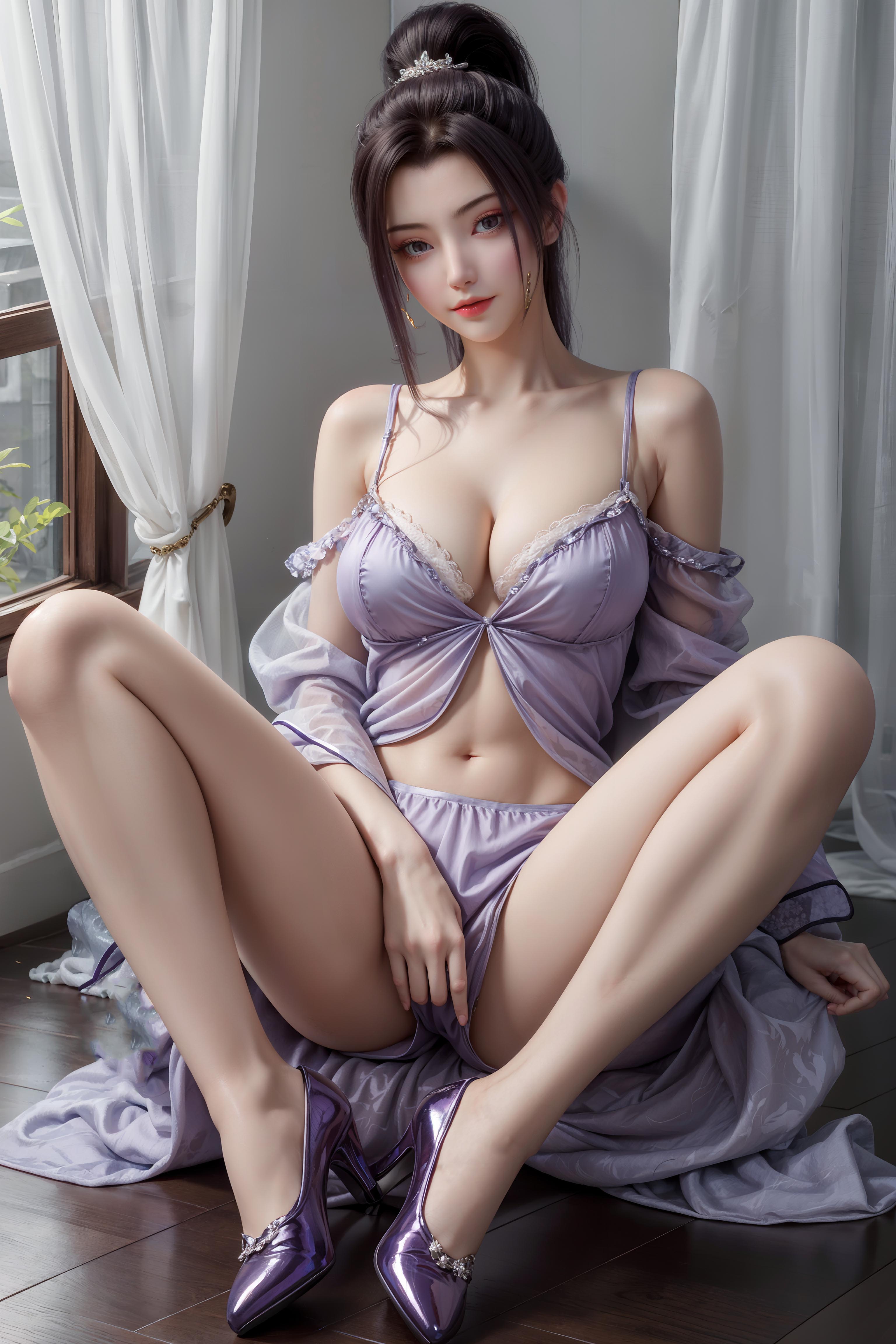 [AI动漫]（搬运至250320）百炼成神-妖夜【清月】【64P】【225MB百度云】