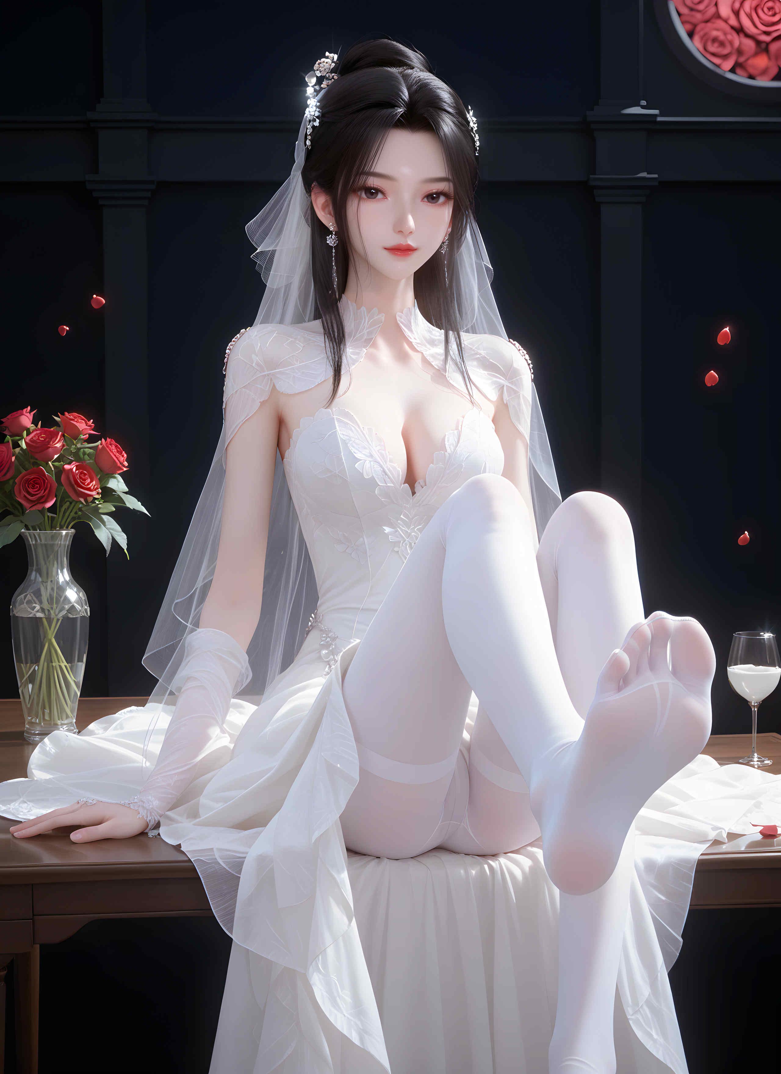 [AI国漫]（搬运至250327）仙逆-李慕婉婚纱白丝【全智】【60P】【134MB百度云】