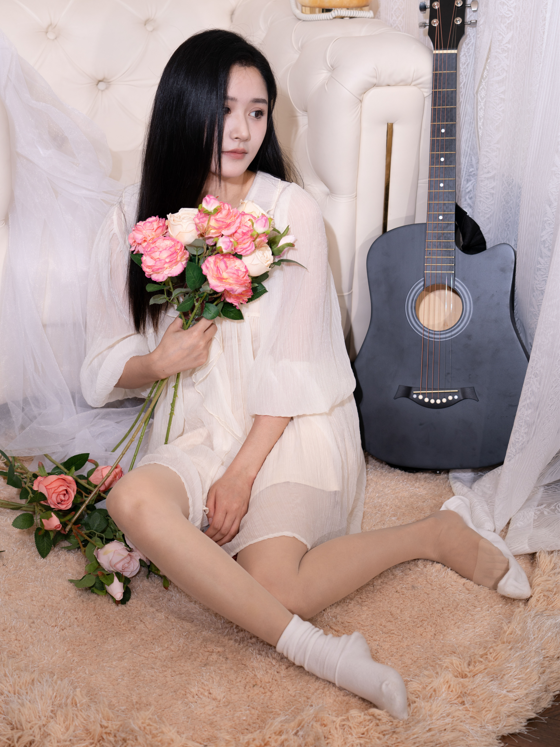 甜予摄影 No.112 澜澜-板鞋、白棉袜、肉丝 【125P1V1.8G】
