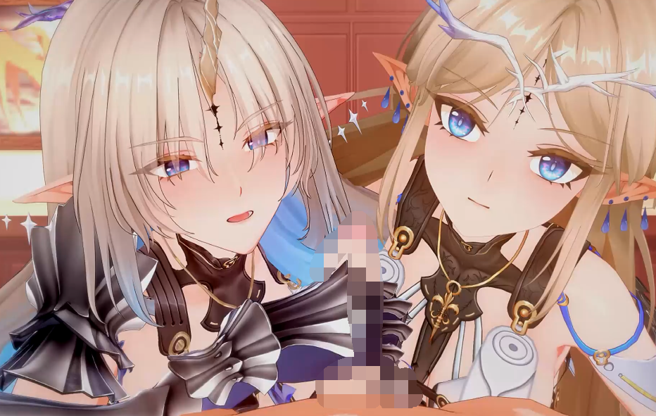 [MMD]sleeping 4月6 鸣潮 双飞卡提希娅和芙露德莉斯 [308M]