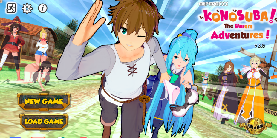 [亚洲风SLG/汉化] 为美好的世界献上祝福：后宫大冒险  v2.5b [PC+安卓/3.4G]