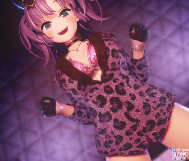 [MMD]  Ngon 喜多川海梦 早濑优香 动感臀舞 [330M]