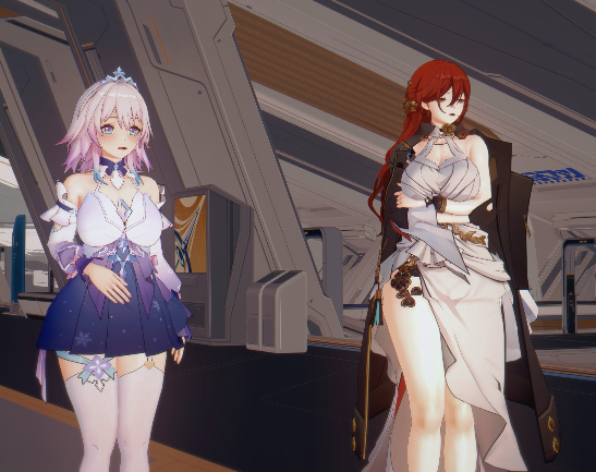 [MMD]xiaochun 三月七&amp;姬子 [1.6G]