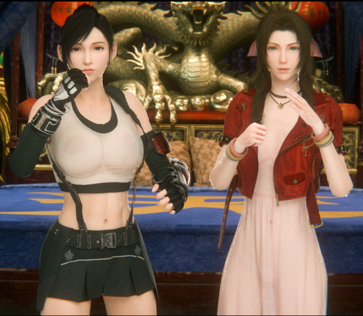 wgqhs 2504：TIFA and AERITH and MINO 蒂法&amp;爱丽丝 真牛头人4P侵犯中出性感女神 [1.7G]