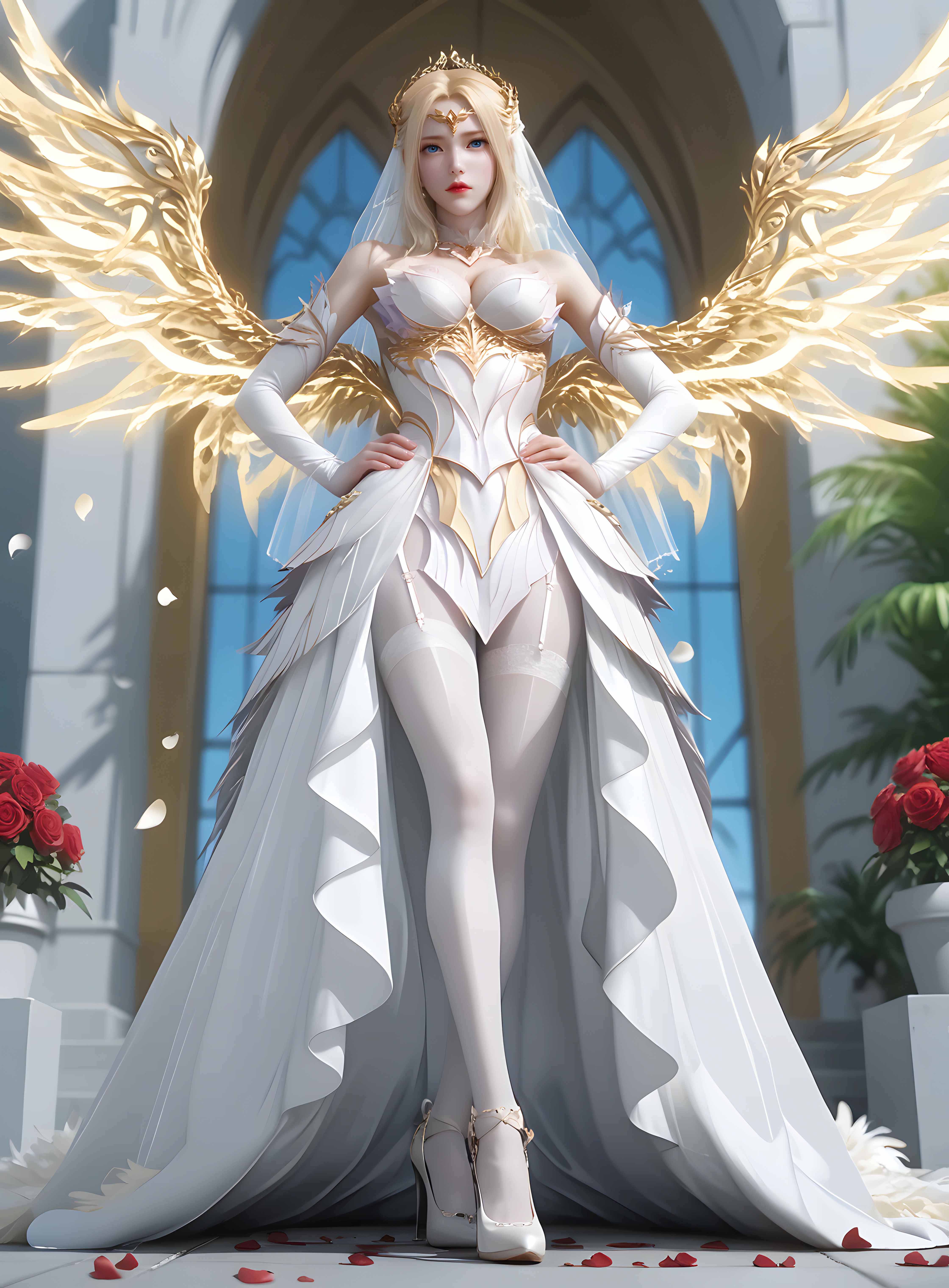 [AI国漫]（搬运至250429）斗罗大陆-千仞雪 婚纱篇【全智】【40P】【238MB百度云】