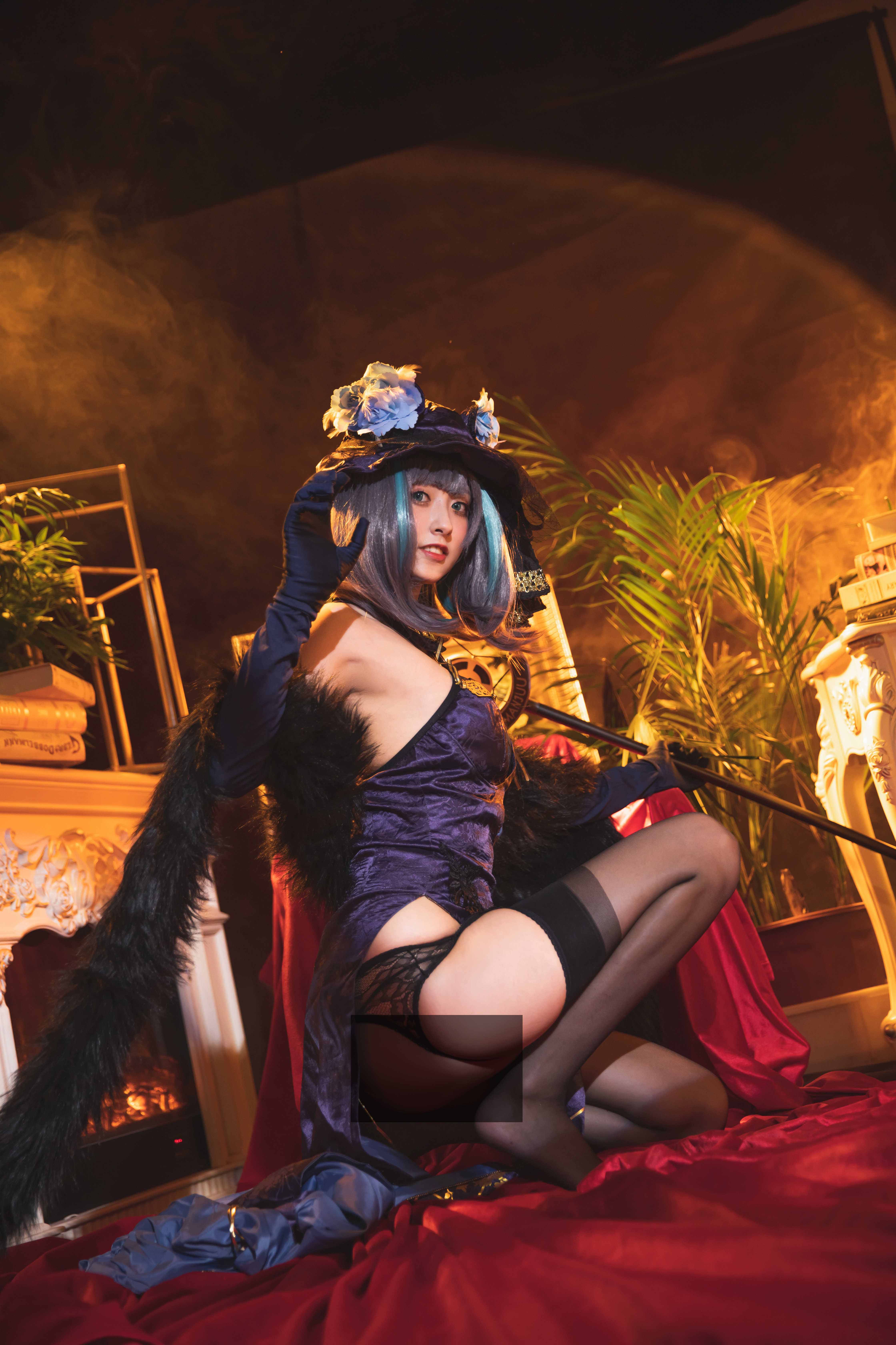 【新】Luisa_零纱 - 柴郡旗袍【53P】【641MB百度云】