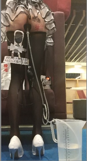 援器学会5部   灌肠+电击