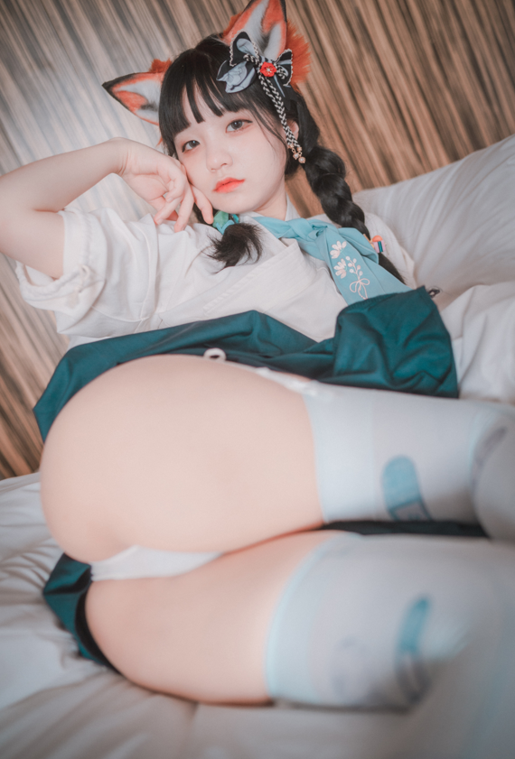 DJAWA Photo  Jeong Jenny (정제니) Kitsune in Hanfu 【62P166M】