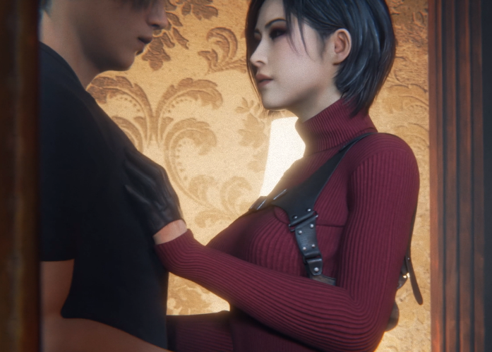 Aries' Possession 2504：Ada &amp; Leon 艾达王 性感黑丝旗袍女神骑乘后入爆肏[1.2G]