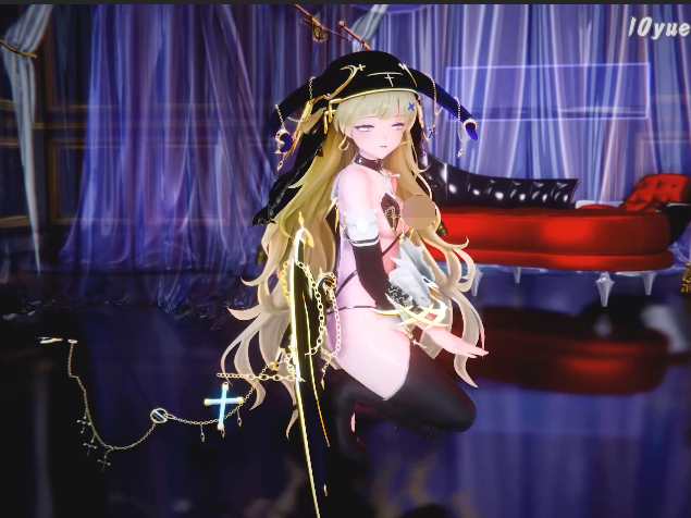 10yue 4月30 鸣潮纯舞 黑暗修女魅魔菲比  [260M]