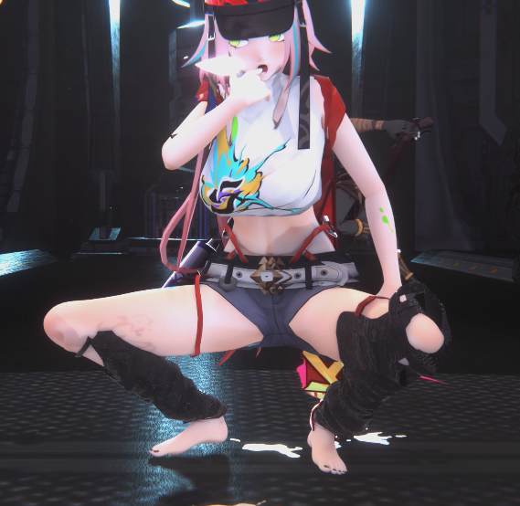 [MMD][Differential video]LIYUE3Fの差分 亂破の忍法修行[2.4G]