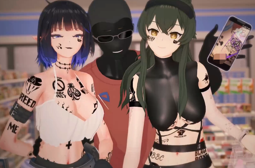 [MMD]明日方舟NTR 汐斯塔度假日记 森蚺的噩梦[1G]