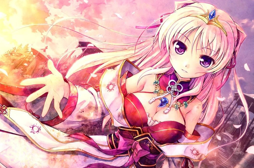[日式ADV/汉化] 千之刃涛,桃花染之皇姬 千の刃濤、桃花染の皇姫 V1.0  [9G]