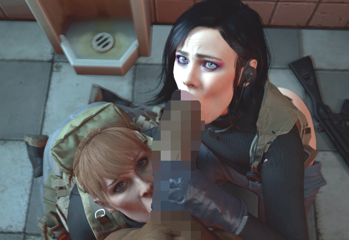 [3D] 0zmann 2504：雅娜+海伦+特莉丝 性感黑丝御姐黑色巨根激情爆肏[500M]