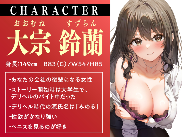 【ASMR】[繁体中文版]新人社員が先日利用したデリヘル嬢!脅されて巨乳女子の性欲処理をする日々