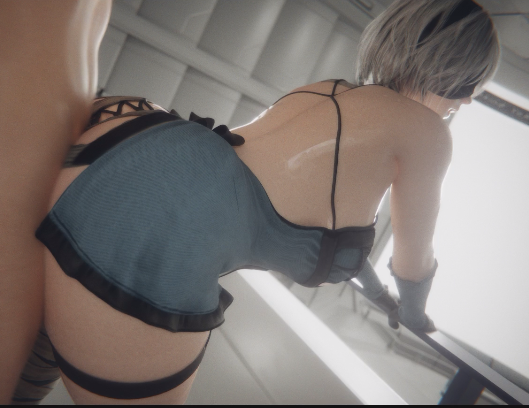 [3D]MEGAERA 2505p2：2B Doggy 性感黑丝御姐水润翘臀后入爆肏[330M]