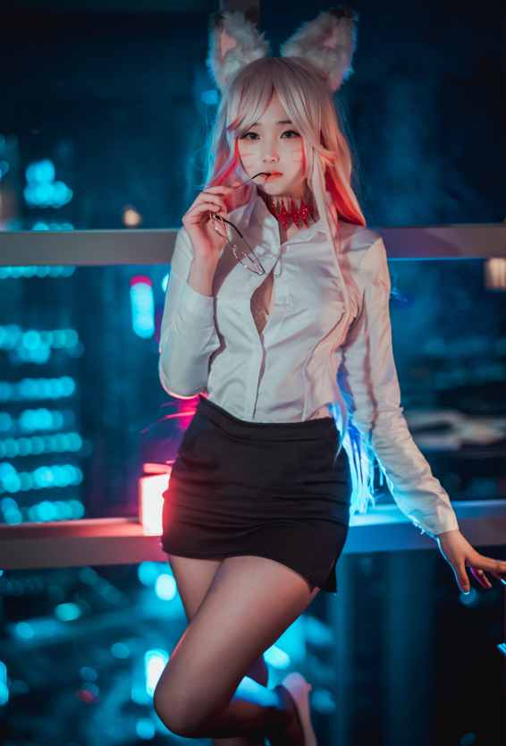 DJAWA Photo Bambi (밤비) “Kumiho in the Office” Destiny Child Nine - Tailed Fox Tamamo 【58P730M】