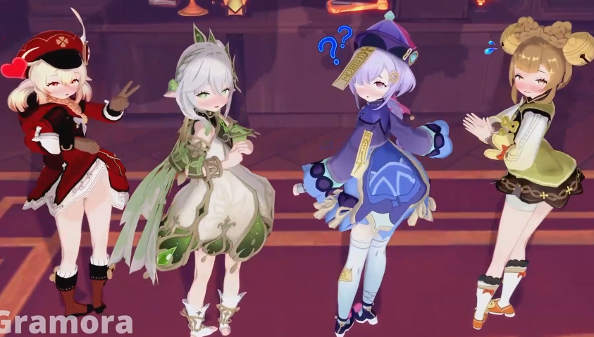 Gramora 原神萝莉四人组 [220M]