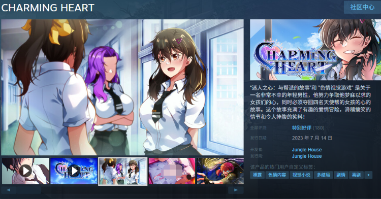 【精品ADV】迷人之心：与帮派的故事 官方中文步兵版[V250319]