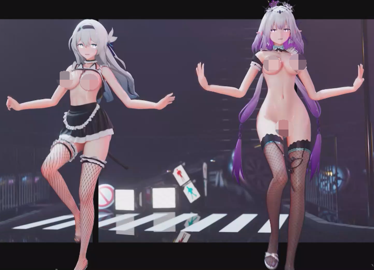 Anti-Angel 崩坏 流萤和遐蝶的舞啪后的服务 [270M]