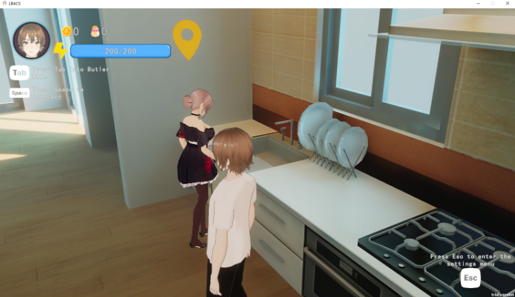 【互动SLG】[3D]好色管家俏姐妹 官方体验版[Demo]