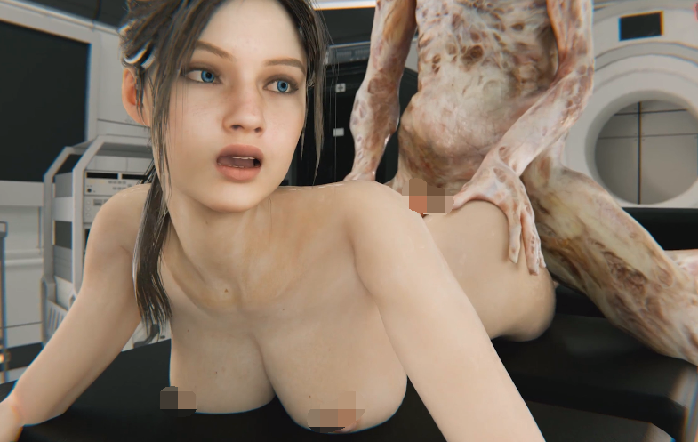 [3D]wgqhs 2505：Laboratory Experiment №1 克莱尔 性感御姐丧尸巨根后入中出[490M]