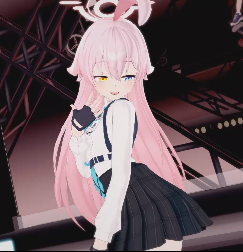 [MMD]km233 碧蓝档案小鸟游星野的线下交际啪[400M]