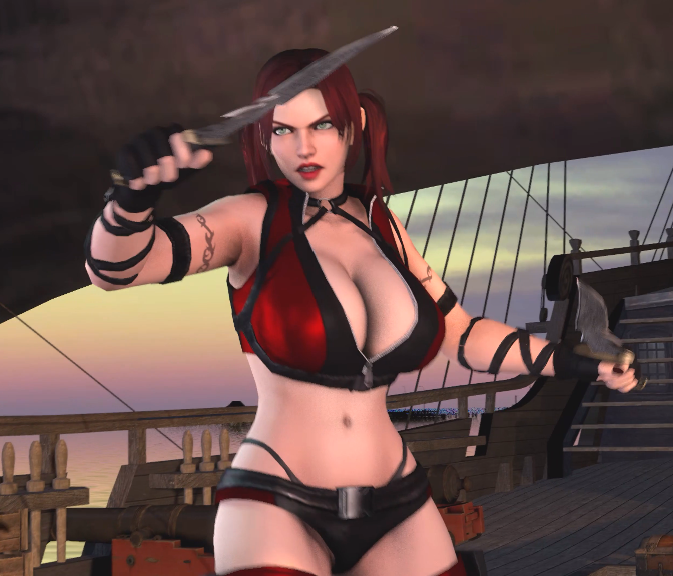 [3D]Dual Face Art Comics 2506：Kira VS Zack 性感御姐淫乱性爱格斗[560M]