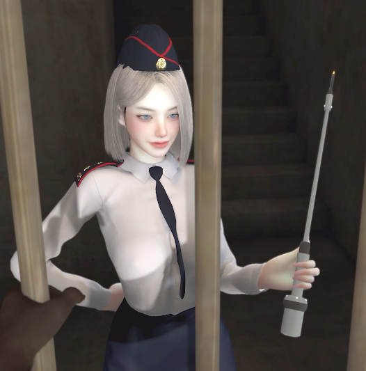 CherryPie404 6月新作：prisoner and dog 性感女狱警被黑人囚犯俘虏侵犯[610M]