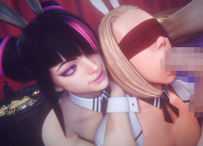 Lazper 2506：艾达王+嘉米+蛛俐+杰西卡 暗黑系哥特御姐黑色巨根双穴齐插[960M]