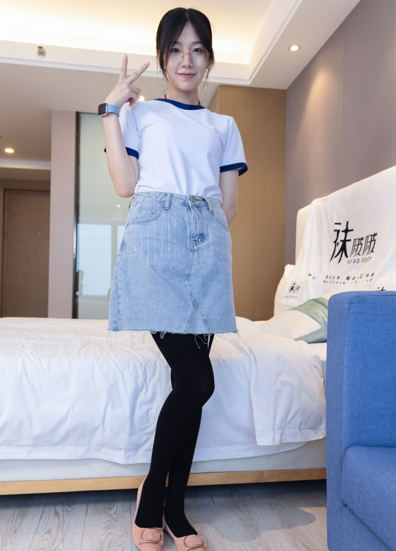 [BoBoSocks袜啵啵] NO.447 小甜豆-平底鞋、厚黑丝 【140P1V1.8G】