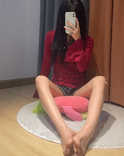 抖音 续雨 私人订制足控系列