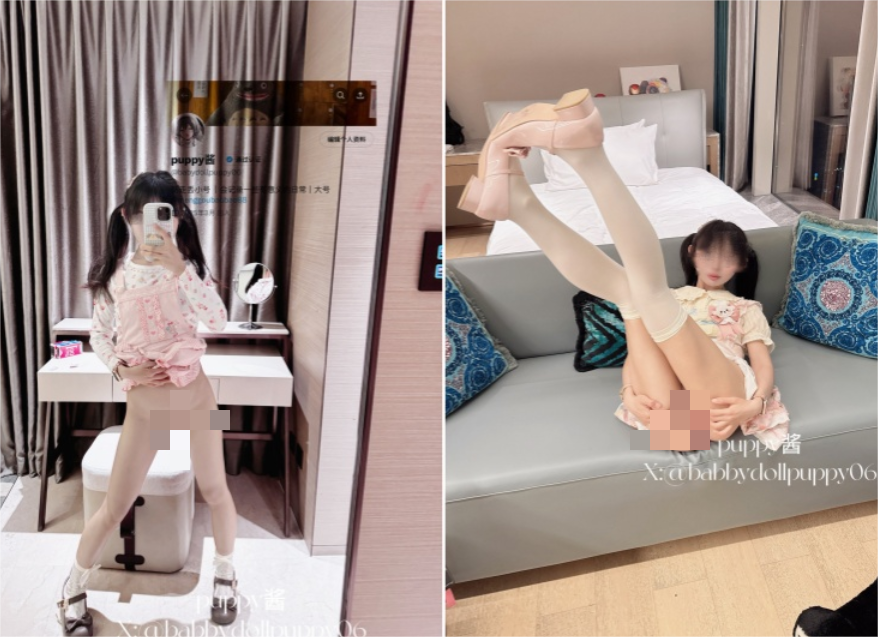 ✅双马尾可爱嫩妹『puppy酱』爸爸小狗掰开惹，把可爱女鹅抱起来操 被爸爸后入！被大鸡巴爸爸当成鸡巴套子(37V) 755M