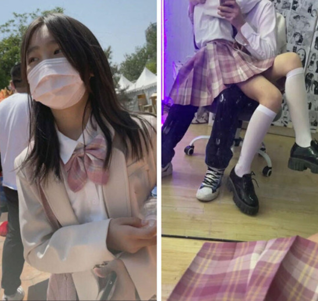 街头小混混出租屋约炮极品JK裙小女友❤️猛操她的馒头B 478M