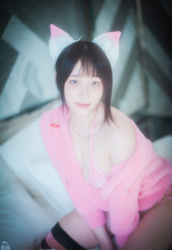BLUECAKE Bambi – Naughty Cats Pink & Mint RED 【145P684M】