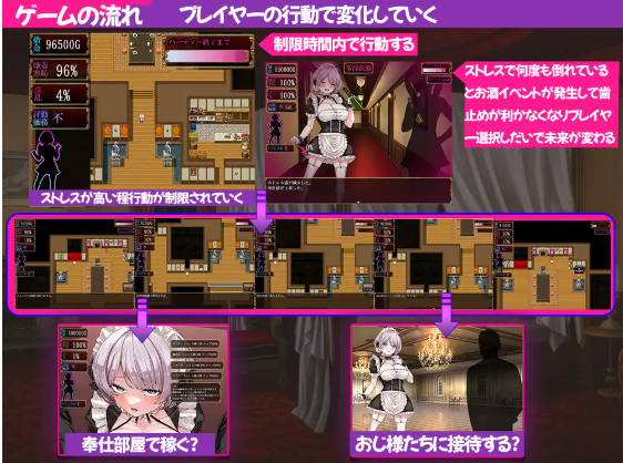 【日式RPG】没落メイド 膣と毒薬 Ver1.0 汉化版[新作]