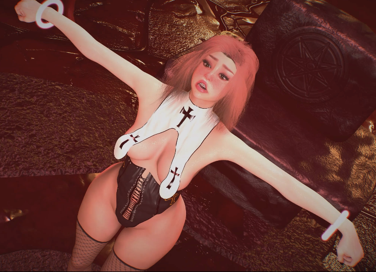 VLDstudio：Mind Capture - Demon Fucked Nun in Anal 黑丝修女被恶魔诱惑堕落[1G]