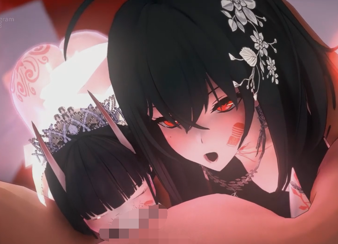 [MMD]能代与大凤的3p侍奉(下) [530M]
