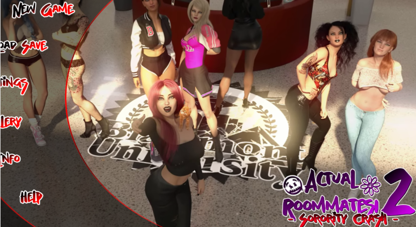 [欧美SLG/汉化] 实际室友2-联谊会崩溃 Actual Roommates 2 - Sorority Crash Ch.1[PC+安卓/1.7G]