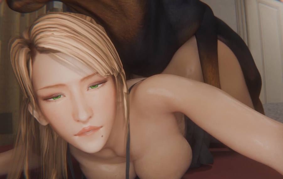 [3D]wgqhs 2507：Samus And Dog 萨姆斯 性感女神狗屌后入爆肏中出[980M]