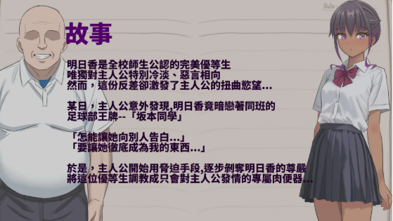 【RPG】明日香調教日記～愛という名の脅迫～ DL繁體中文版[新作]