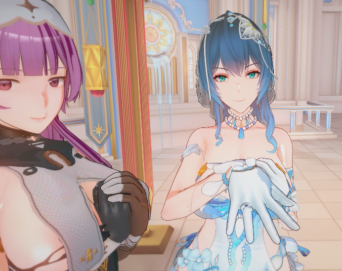[MMD]miku1489969897：凯茜娅和分析员的婚后娱乐方式 上+下 [1.5G]