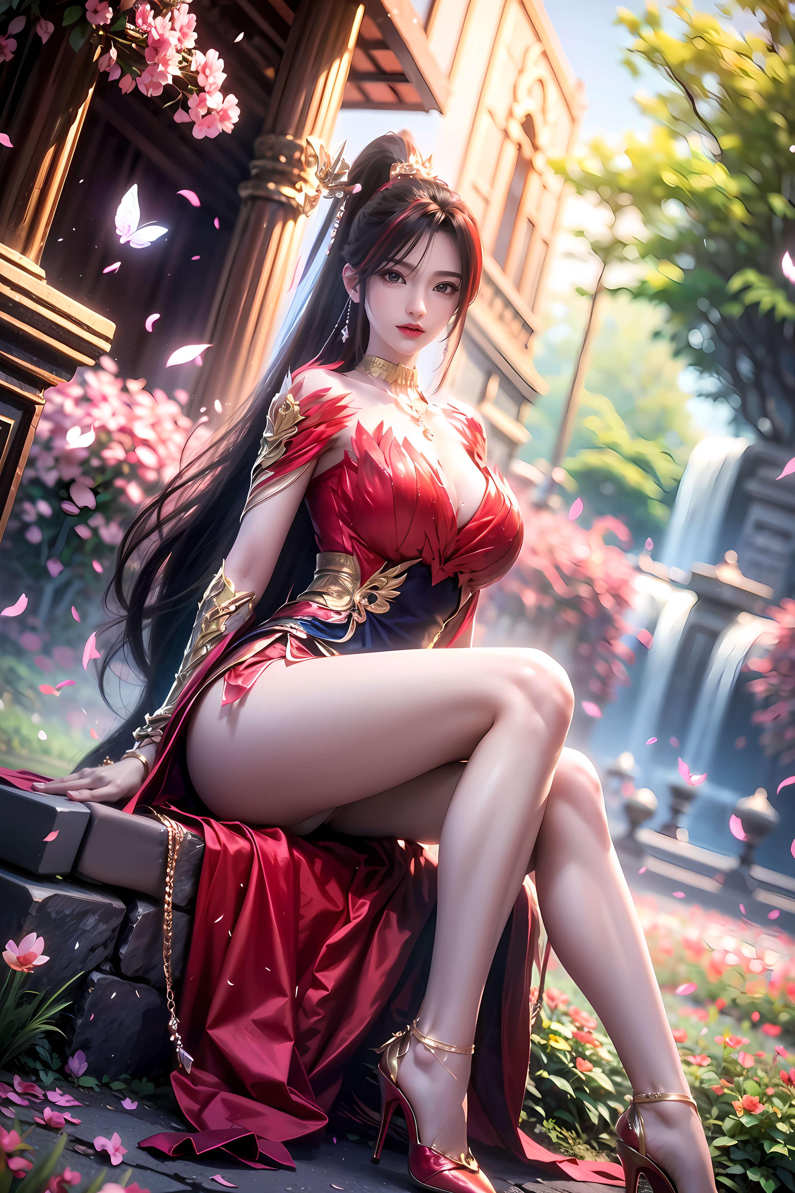 [AI动漫]（搬运至250710）神国之上-赵襄儿【kuzan】【76P】【611MB百度云】