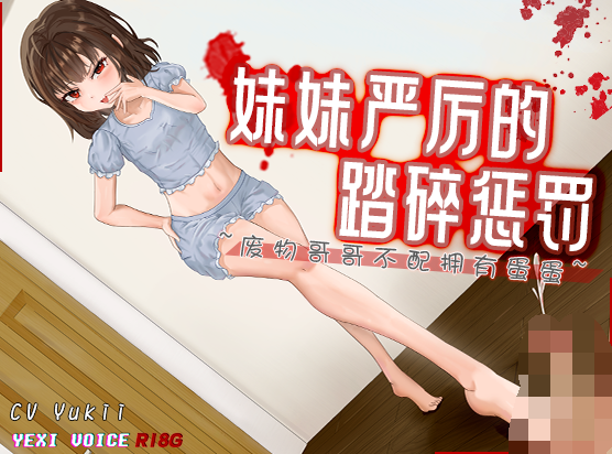 RJ01308243 妹妹严厉的踏碎惩罚 ~废物哥哥不配拥有蛋蛋~ 【4V1.2G】