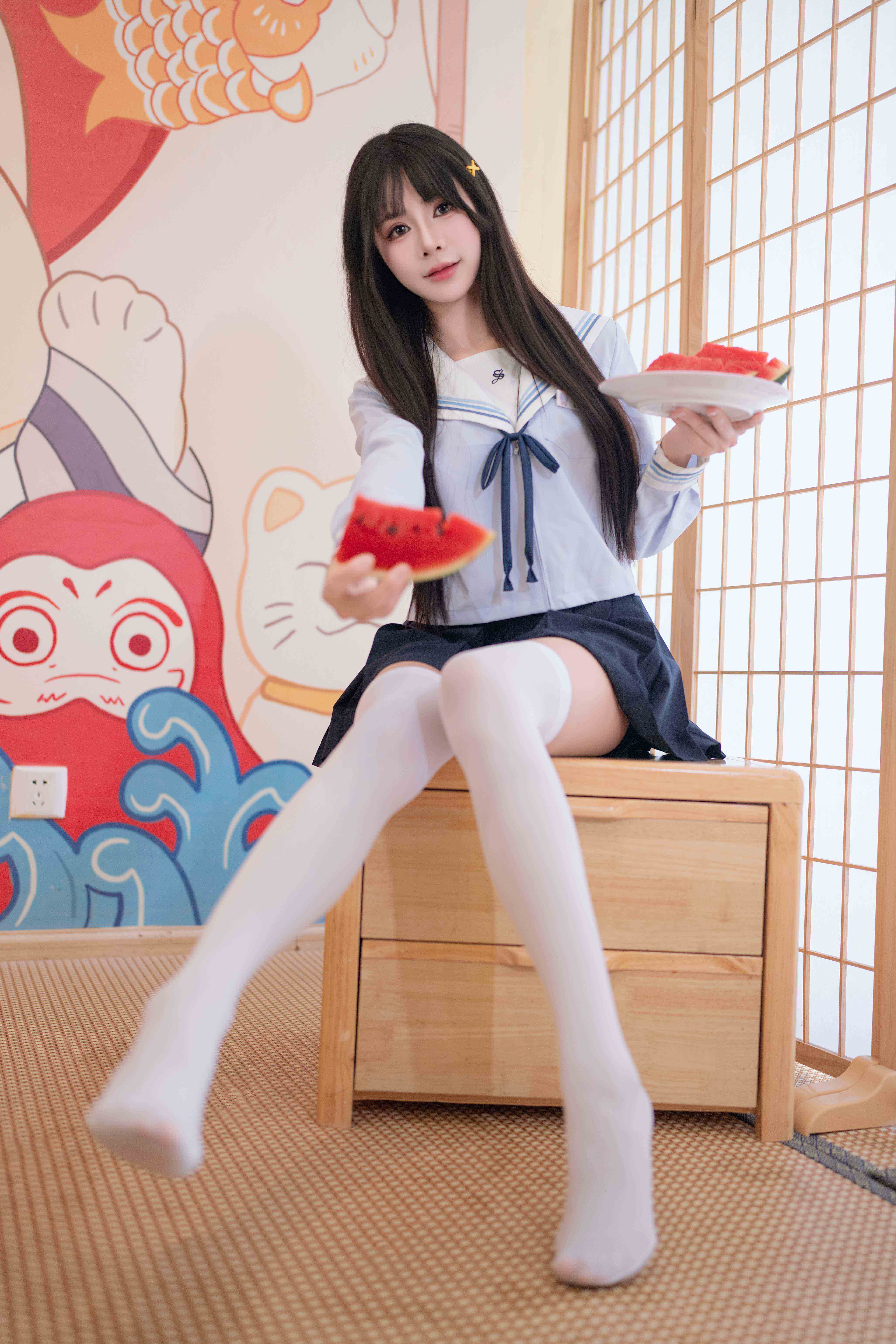 [拍了个就这] 吃了个迟 – 夏日呓语(白丝)[162P/7.31GB]